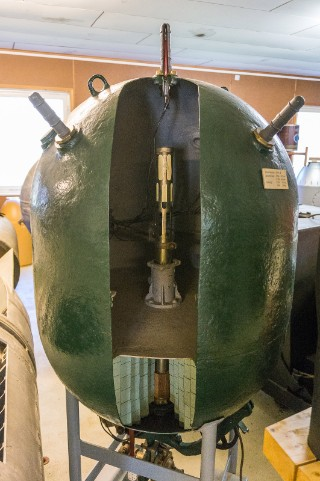 Disassembled moored mine. Source: Fraunhofer ICT