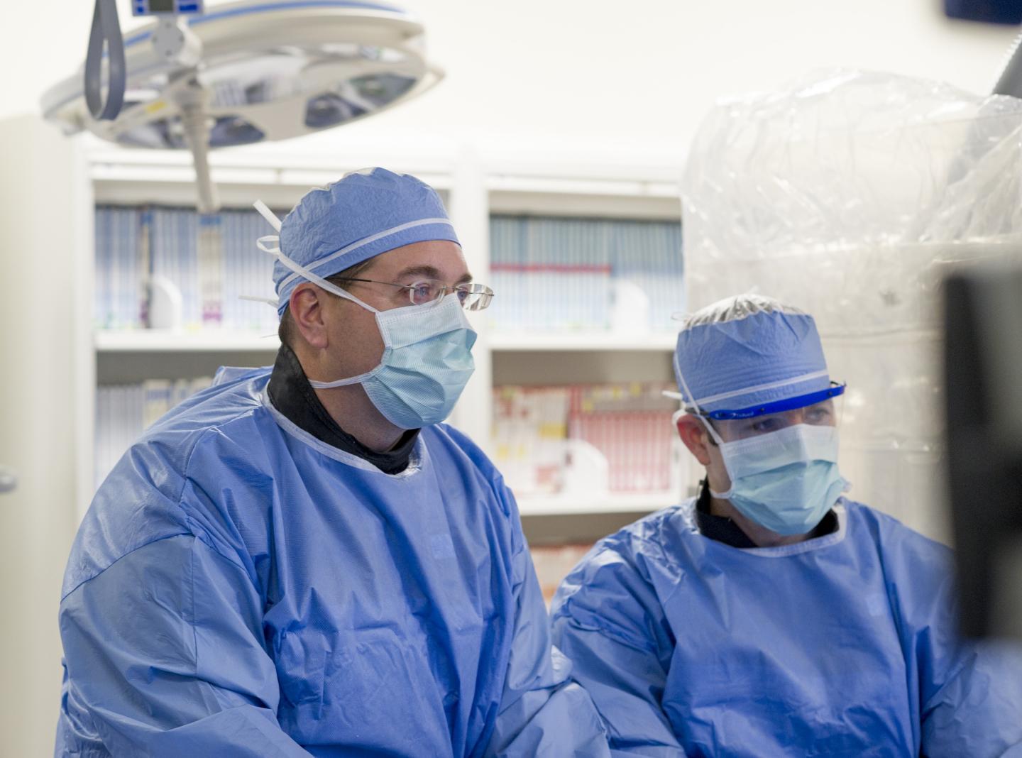 MUSC Health neurosurgeon Dr. Raymond D. Turner (left) is the principal investigator for the Medical University of South Carolina in the VITAL study. Source: Medical University of South Carolina