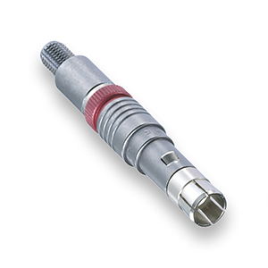 Figure 2: A LEMO 05 series high-voltage connector. Source: LEMO