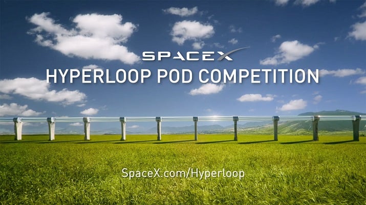 The second Hyperloop competition will focus only on the speed of the pods. Image credit: SpaceX