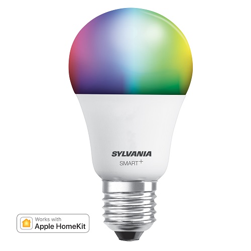 The Sylvania Smart+ A19 full-color LED bulb. Image credit: Ledvance