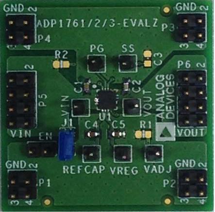 The ADP1763 Evaluation Board enables full assessment of this seemingly "modest" IC under a wide range of operating and thermal conditions. 