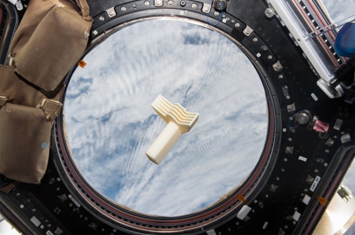 The 3-D printed device allows astronauts to launch femtosatellites in zero gravity. Image credit: Mouser 