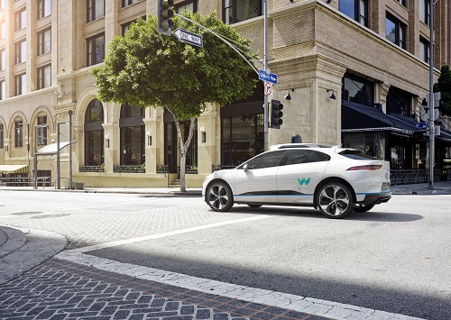 The I-PACE self-driving electric vehicle. Source: Waymo