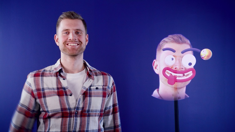 HyperFaces allow holographic versions of individual's faces to be displayed. Source: Hypervsn