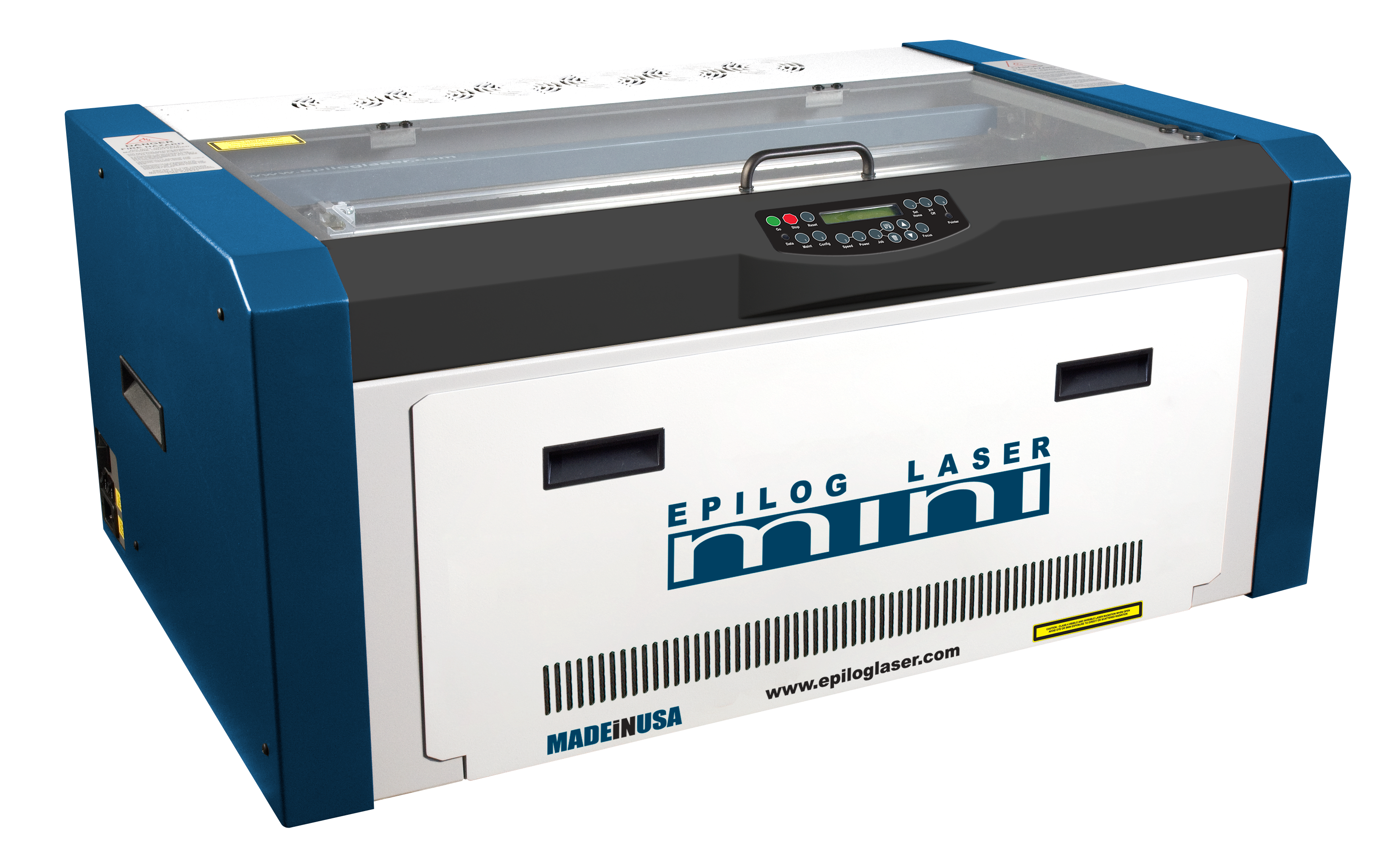 Figure 1. Fiber lasers are contactless, so no expensive bits ever need replacement. (Source: Epilog)