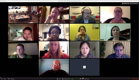 Traditional videoconferencing. Source: MSU College of Education