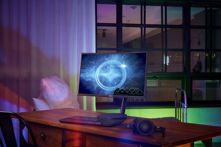 The cadmium-free quantum dot monitors provide an enhanced picture quality and offer gaming-friendly options for professional gamers. Source: Samsung     