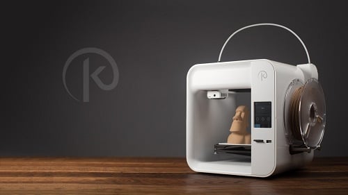 Obsidian is a $99 3D printer for home use that had a successful Kickstarter campaign. Source: Kodama