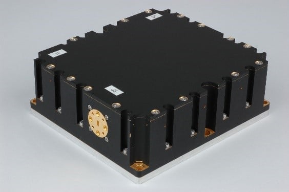 V-band (58GHz) SSPA for space communications. Source: QuinStar Technology, Inc.
