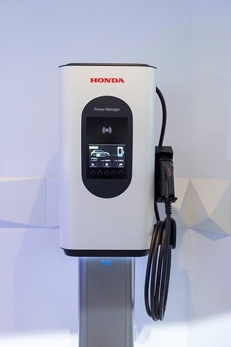 Honda plans to develop energy management products in addition to going all electric. Source: Honda