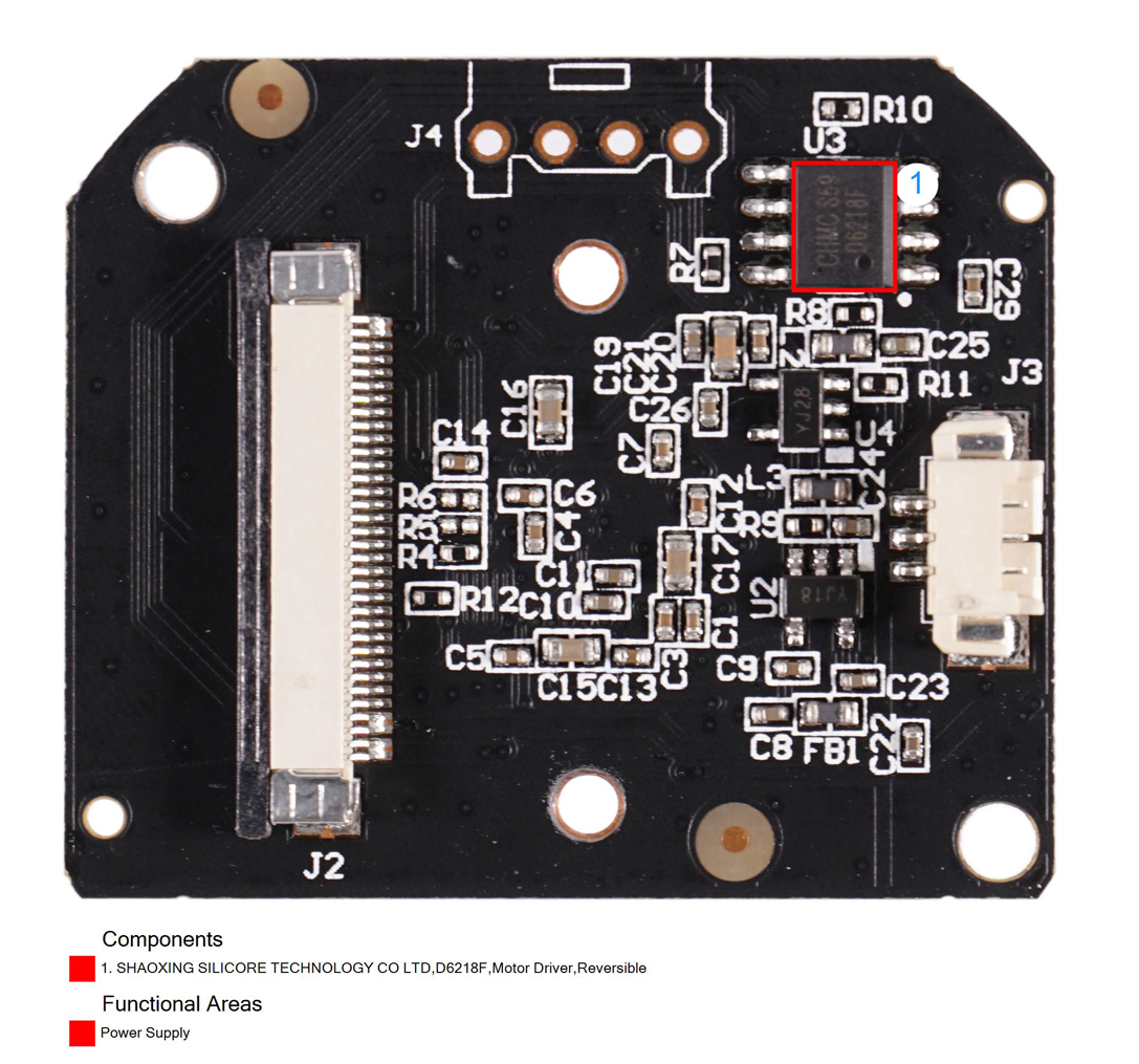 Wyze Cam Pan image sensor PCB (bottom). Source: IHS Markit