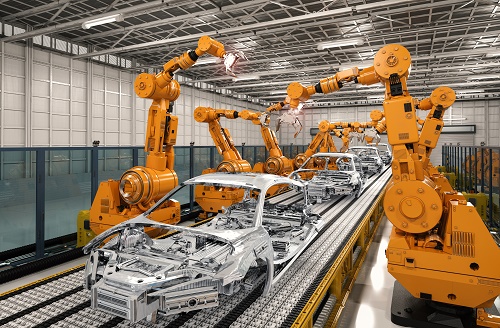 Vehicle assembly lines utilize robot vision guidance systems to ensure the assembly is as precise as possible. Source: phonlamaiphoto/Adobe Stock