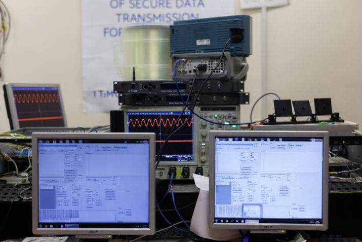 Experimental device of quantum cryptography system. (Image Credit: ITMO University) 