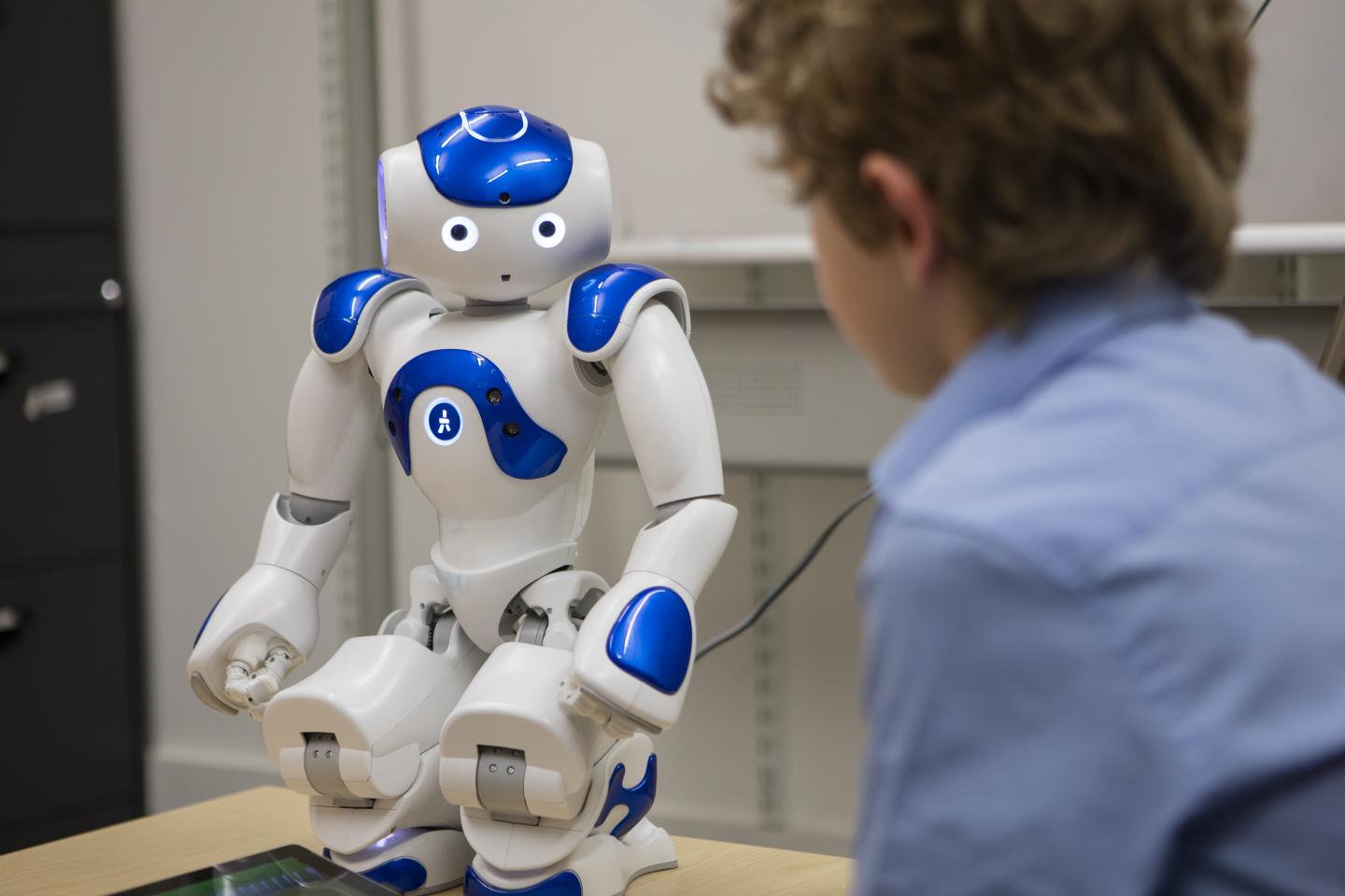 Children aged between seven and nine were more likely to give the same responses as the robots, even if they were obviously incorrect. (Source: University of Plymouth)