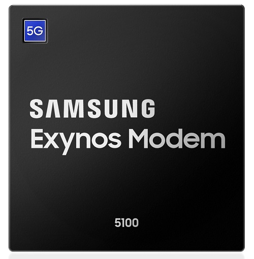 The Exynos Modem 5100 5G modem that will be available later this year. Source: Samsung