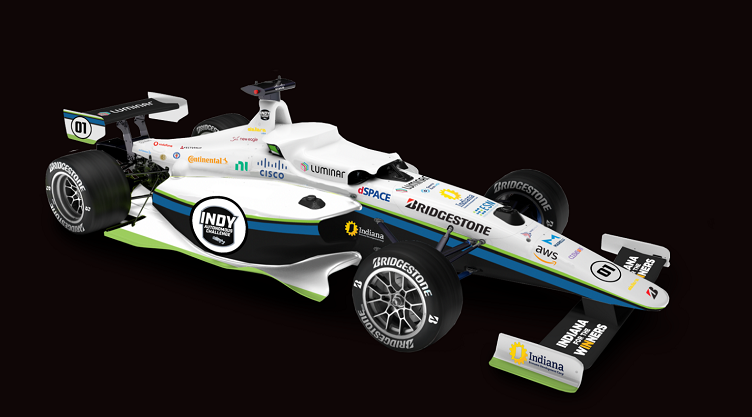 The Indy Autonomous Challenge will once again be back at CES this year this time racing at night. Source: IAC  