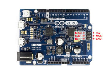 The Arduino Zero board.