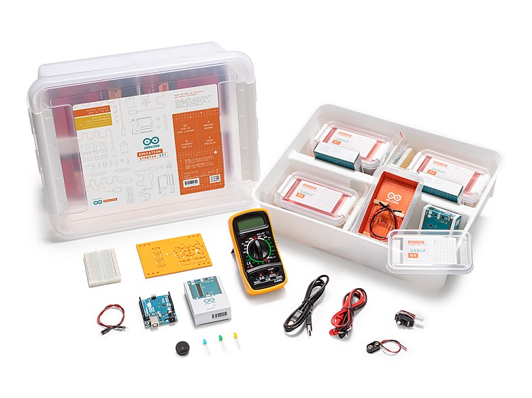 The Arduino Education Starter Kit is for middle school students to learn STEAM skills. Source: Arduino