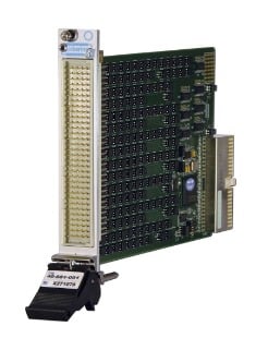 The 40-681 PXI MUX provides a versatile architecture and multiple selectable switching configurations.