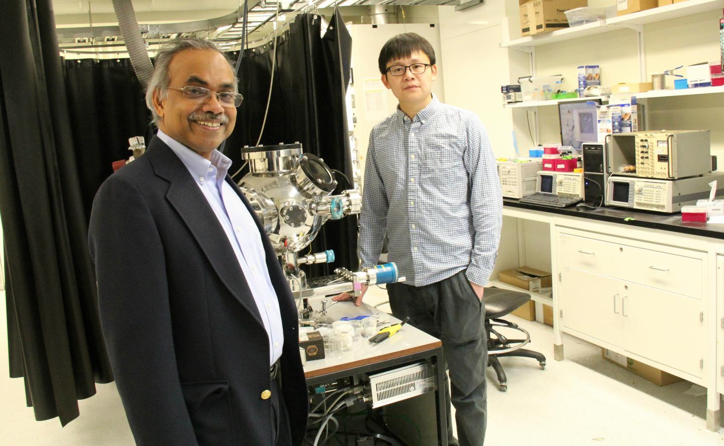 University of Alberta researcher Thomas Thundat and PhD student Jun Liu have made a major advance in the development of triboelectric nano generators. These devices can turn small amounts of mechanical energy, like vibrations, into a steady DC power current. The nanogenerators can power small handheld devices or sensors that monitor anything from pipelines to medical implants. (Source: UAlberta Engineering)