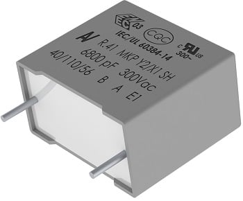 The R41T and T76H electronic components. Source: Kemet
