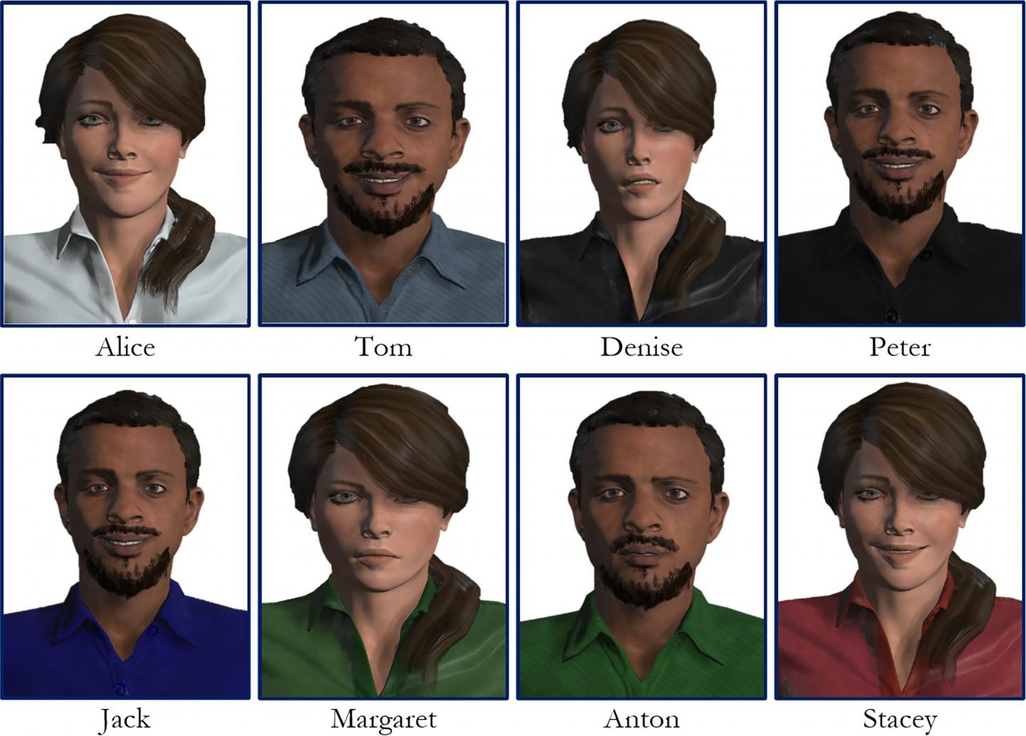 Virtual Humans (VH) were developed with Adobe Fuse CC. Source: Gonzalo Suárez, Sungchul Jung, Robert W. Lindeman