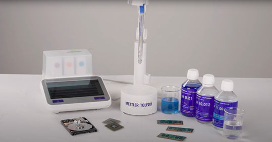 pH measurement is a cornerstone of maintaining optimal chemical conditions in semiconductor fabrication. Source: Mettler Toledo