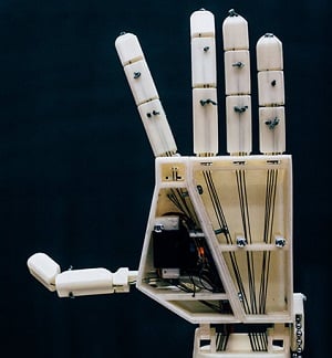 The 3D-printed Aslan robot. Source: University of Antwerp
