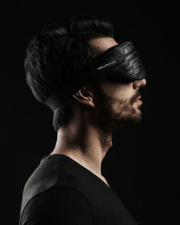 The company has created an intelligent sleep mask. (Image via Neuroon)