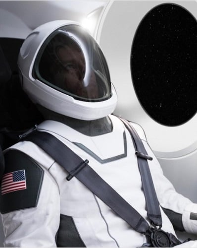 The new spacesuit. Source: SpaceX