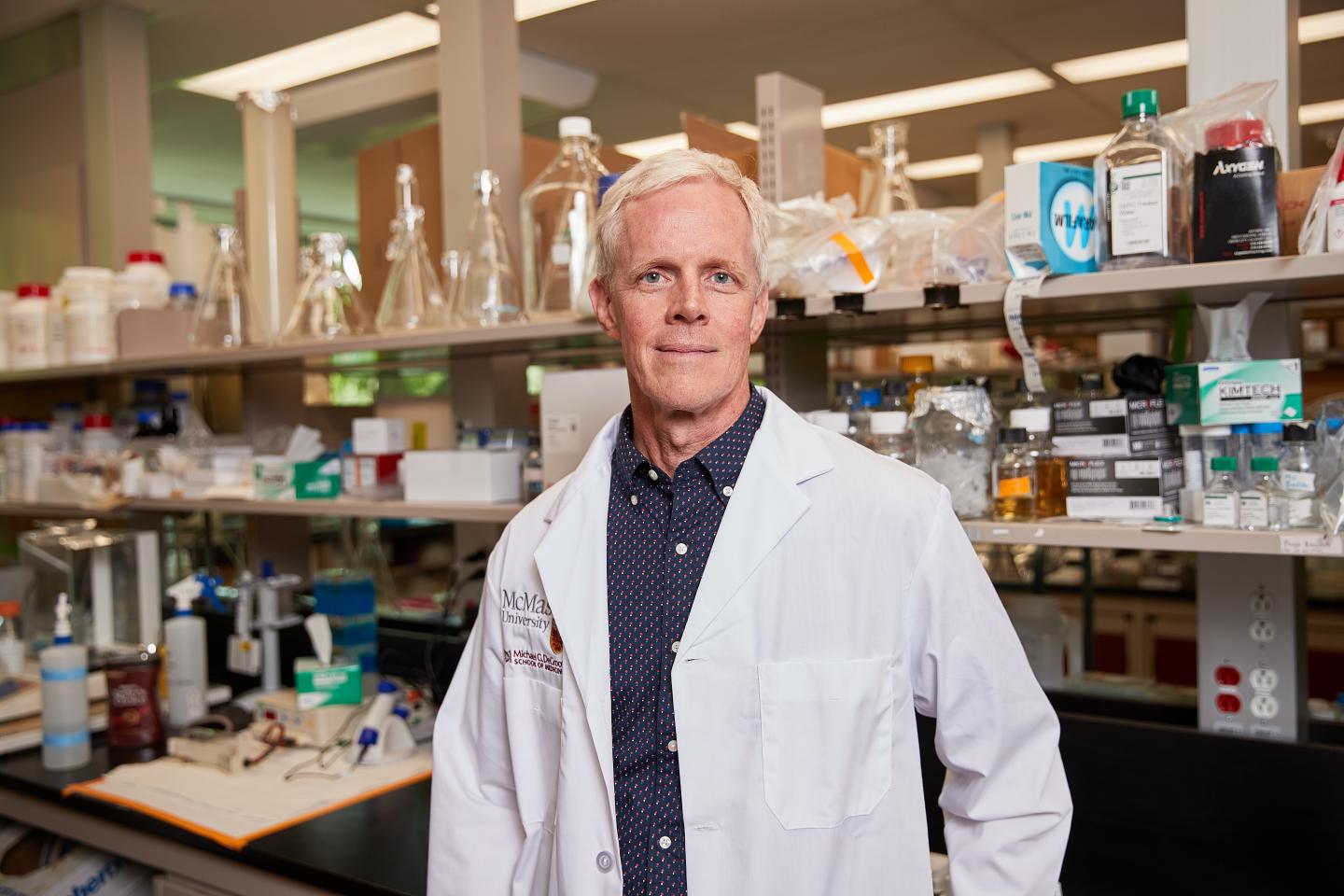 Eric Brown is a professor of biochemistry and biomedical sciences, and a researcher with the Michael G. DeGroote Institute for Infectious Disease Research at McMaster University. Source: McMaster University