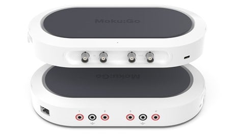 The Moku:Go is billed as an &ldquo;engineering lab that fits in your backpack.&rdquo; Source: Liquid Instruments