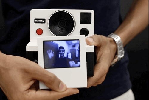 This camera ejects an LCD as a GIF of what was recorded. Source: Abhishek Singh