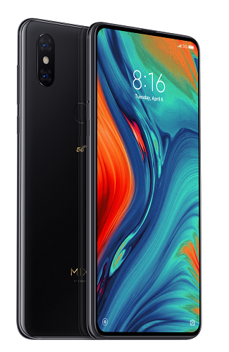 The Mi Mix 3 5G smartphone is now available through Sunrise in Switzerland. Source: Sunrise Communications AG
