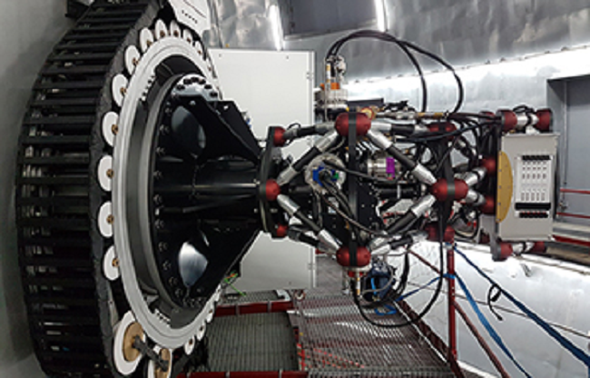 Close-up view of HiPERCAM mounted on the GTC. Source: University of Sheffield