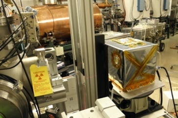 The Energetic Heavy Ion Sensor was designed, built and calibrated by University of New Hampshire researchers.