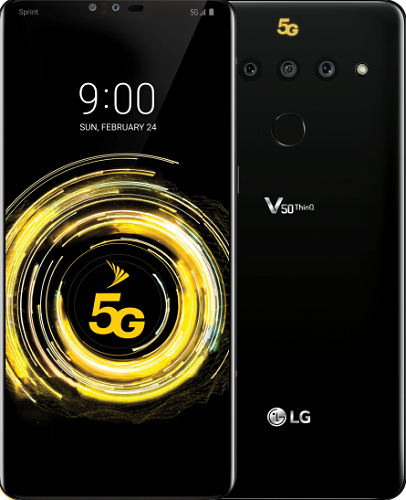 Sprint will begin selling the LG V50 ThinQ 5G in the coming weeks. Source: LG Electronics