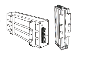Figure 5. DIN-rail mounting kits are offered for the narrow-profile supplies for horizontal and vertical positions, so user needs can easily be met. Source: Acopian