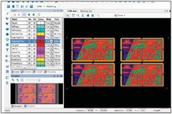 Figure 6. CircuitPro software imports and edits a wide range of circuit layout file formats for use in LPKF’s manual and laser-based PCB milling systems. Depending upon the milling machine, the software supports fabrication of circuit features with better than 1 μm resolution.