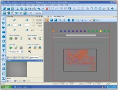 Figure 7. LPKF’s software simplifies the use of the PCB milling systems through a straightforward operating interface.