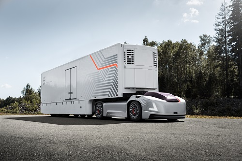 The Vera autonomous truck that will be connected to the cloud for centimeter precision tracking. Source: Volvo 