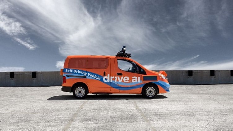 The orange Drive.ai vehicles will eventually be passenger-only rides. Source: Drive.ai