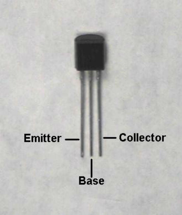 An N-P-N bi-polar junction transistor.  (Image Credit: Rice University)