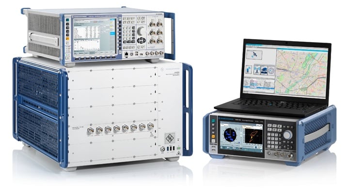 The CMX500 radio communication tester has been updated with an option for hybrid eCall to ensure that the call reliably reaches its destination. Source: Rohde & Schwarz