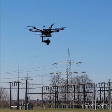 Figure 3. The micROMHD on a drone. Source: Ofil
