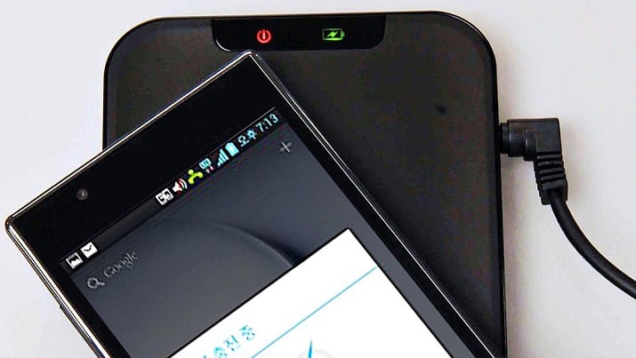 A wireless cell phone charger. Source: LG Electronics, CC BY 2.0