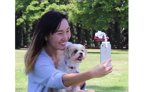 Take better dog selfies. Source: Flexy Paw