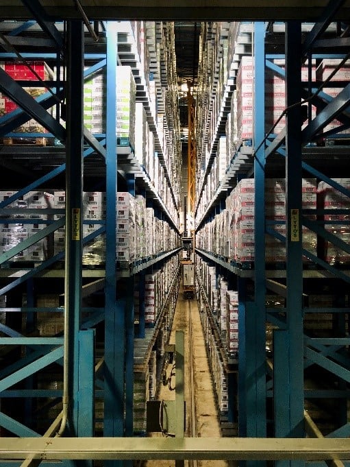 Warehouses are now being built where all movements are managed using robots in an enclosed area behind a physical firewall where humans only enter when the systems have been shut down.