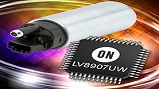 LV8907UW three-phase motor controller for automotive brushless DC motors. Source: ON Semiconductor.   